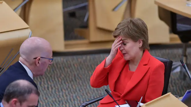 Sturgeon has come under fire over controversial reforms to gender recognition