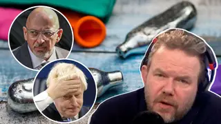 ‘Even more stupidity?’: James O’Brien questions why govt is clamping down on laughing gas amid scandals