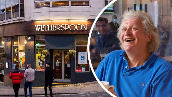 Wetherspoon pubs are being sold off due to the pandemic and lower sales.