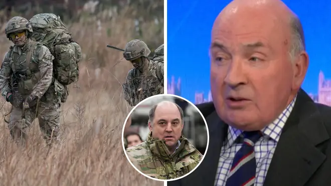 Former head of the Army Lord Richard Dannatt said the British army is underfunded