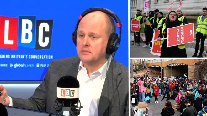 Paul Novak tells LBC that public support for strikers will not dwindle