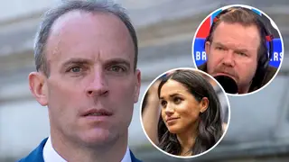 James O’Brien compares the ‘vicious’ abuse received by Meghan Markle to Dominic Raab allegations