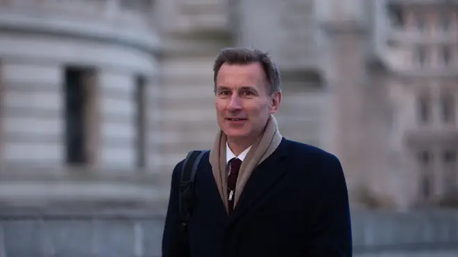 Jeremy Hunt welcomed the bank's action against inflation