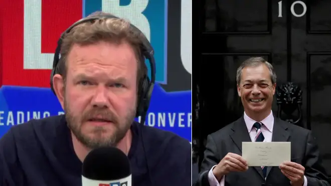 James O'Brien responded to Nigel Farage's visit to Downing Street