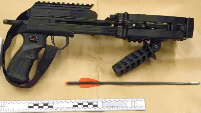 Commander Richard Smith, who leads the Met Police's counter terrorism unit, said: "This was an extremely serious incident" after a crossbow was seized