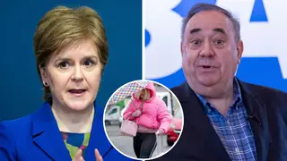 Mr Salmond took aim at Ms Sturgeon over her trans stance