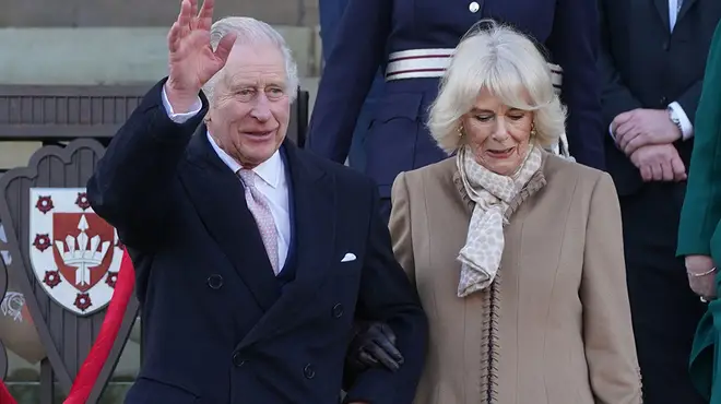 King Charles and his wife Camilla Parker-Bowles