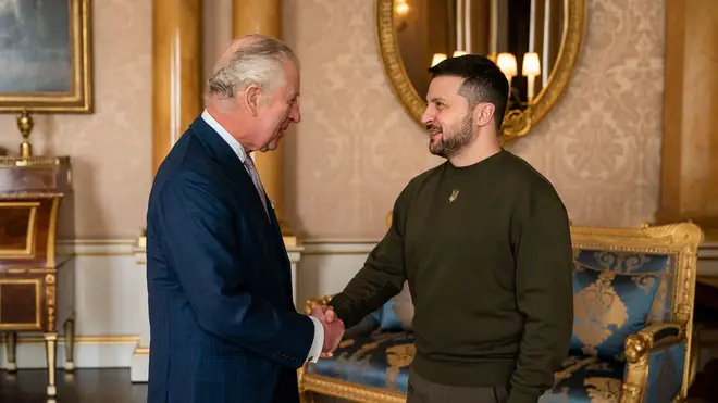 Zelenskyy with King Charles