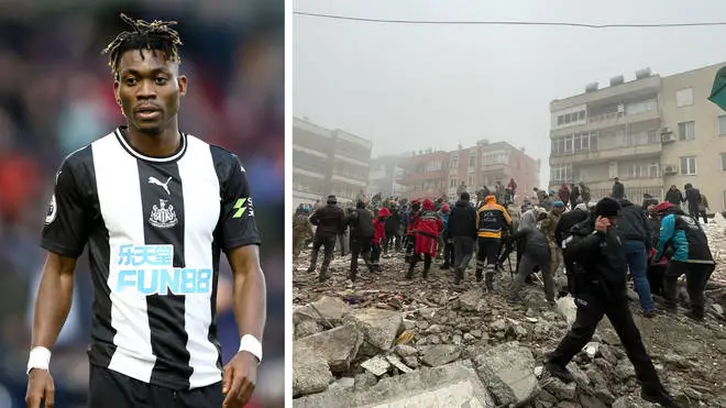 There had been reports that ex-Premier League star Christian Atsu had been found following the earthquake in Turkey