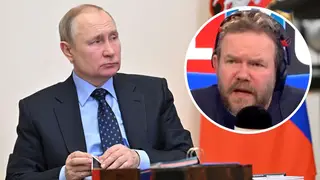 'Let me finish James!': Irritated caller attempts to explain why Putin doesn't 'want war'