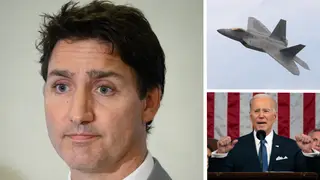 Justin Trudeau ordered a US jet to shoot down the object