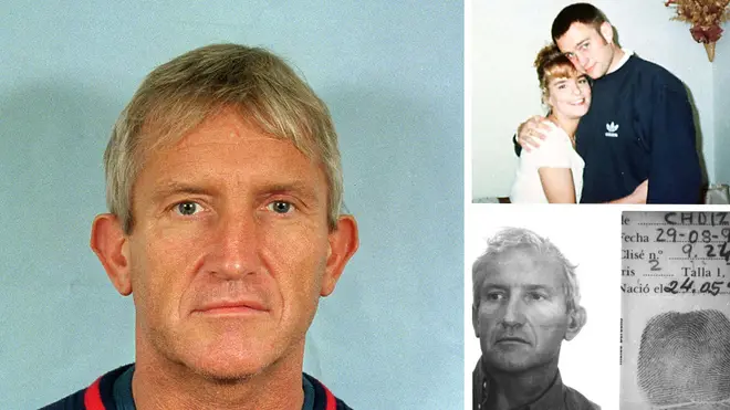 Road rage killer Kenneth Noye (l) says he is no threat to Danielle Cable who is in witness protection after the murder of her boyfriend Stephen Cameron (top r)