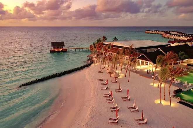 The OBLU Experience resort in the Maldives