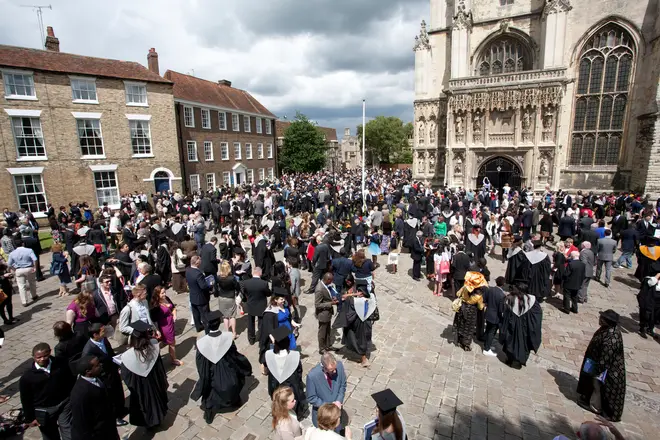University of Kent students graduating