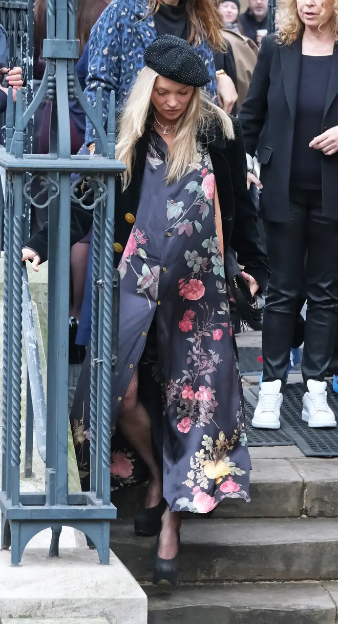 Kate Moss attends Dame Vivienne Westwood's memorial service at Southwark Cathedral