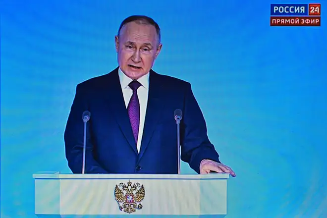 Putin said Ukraine and the West were responsible for the war in Ukraine