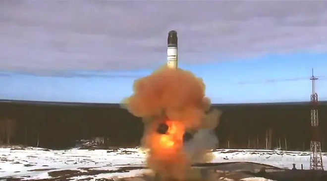 Russia's test of SARMAT missile in April