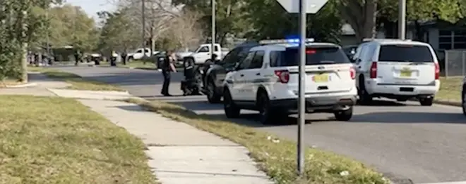 The scene of the shooting in Florida