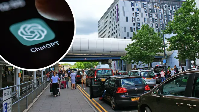 A motorist who received a fine after driving through Gatwick Airport's drop-off area challenged it using ChatGPT artificial intelligence