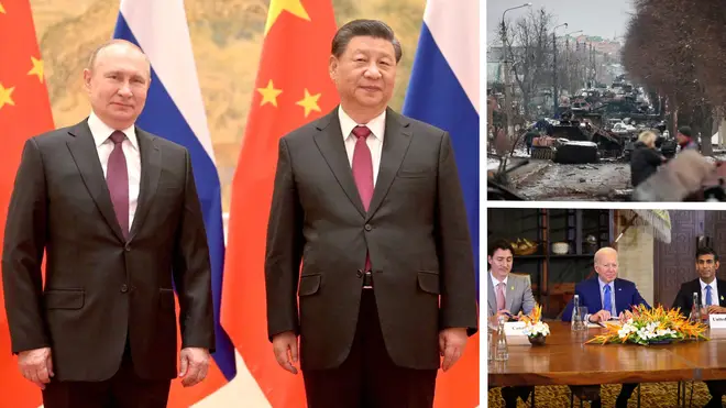 China said its relationship with Russia has "no limits"