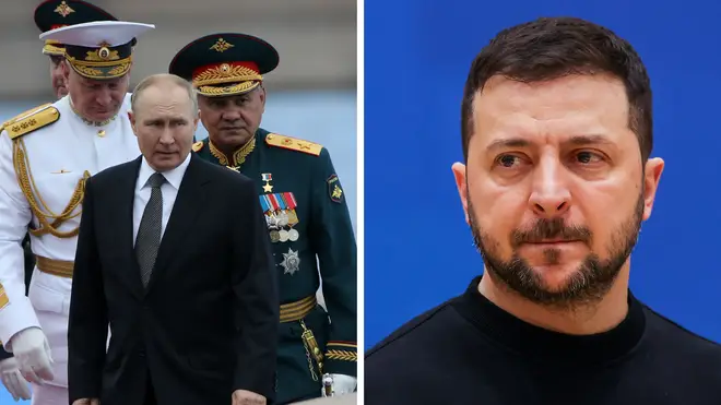 Zelenskyy&squot;s said Putin&squot;s inner circle would find a reason to "kill a killer"