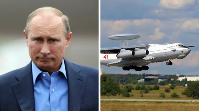 A Russian spy plane has been destroyed