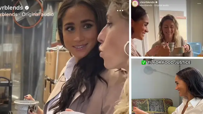 Meghan Markle has appeared in a video promoting a coffee brand she invested in
