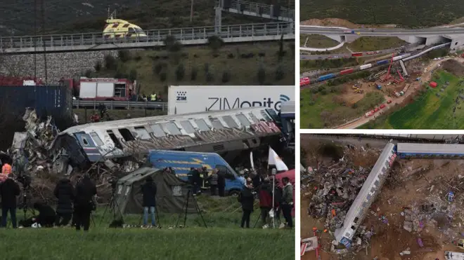 The train crash has killed at least 36 people