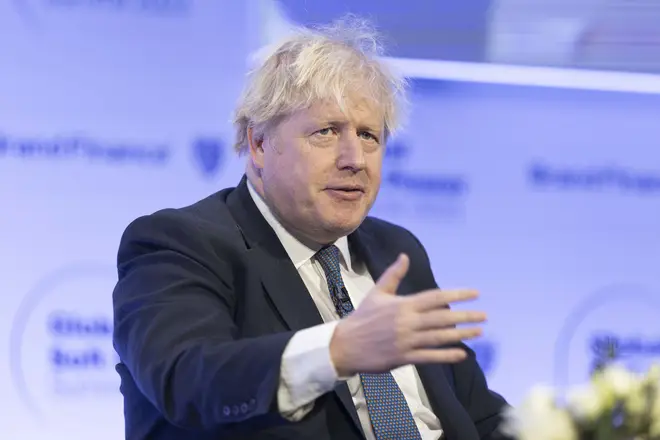 Former prime minister of United Kingdom, Boris Johnson speaks during the Global Soft Power Summit in London