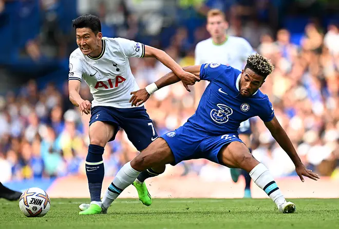 Son Heung-Min playing against Chelsea in August