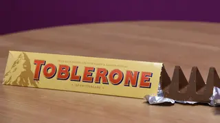 A Toblerone bar