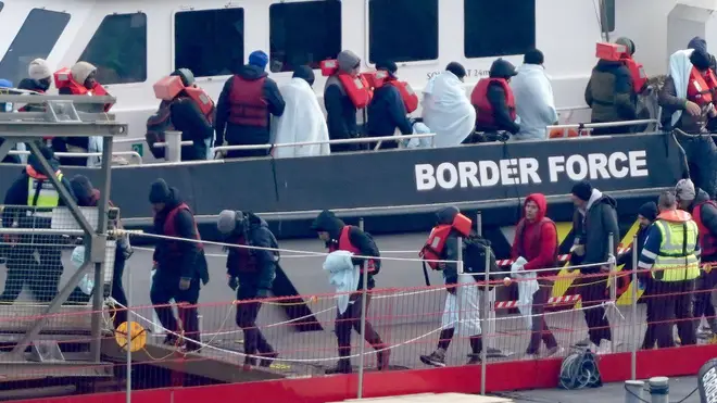 Around 40 migrants attempted the crossing