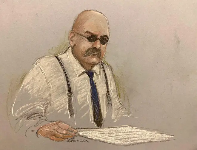 Charles Bronson appeared before a parole panel today.