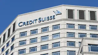 The Credit Suisse building in London's Canary Wharf