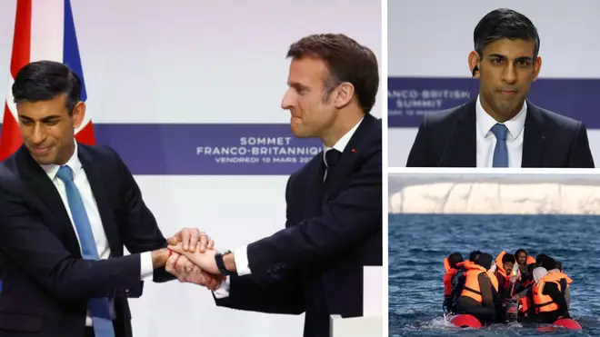 Rishi Sunak and Emmanuel Macron have agreed a deal to help block migrant crossings