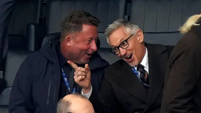 Lineker was pictured at the King Power Stadium with a friend as boyhood club Leicester fell to defeat against Chelsea