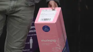 A Moonpig box
