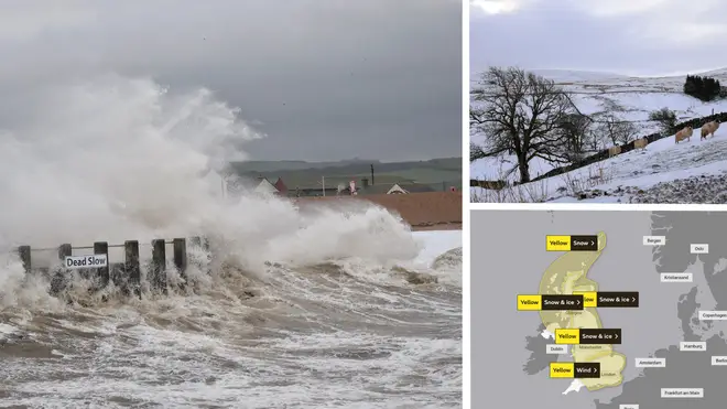 Strong and gusty southwesterly winds may lead to some disruption across parts of the UK, the Met Office has warned