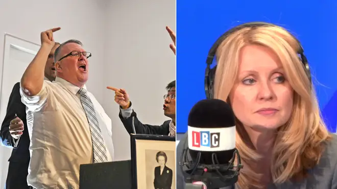 Graham Moore called into Esther McVey's LBC phone-in