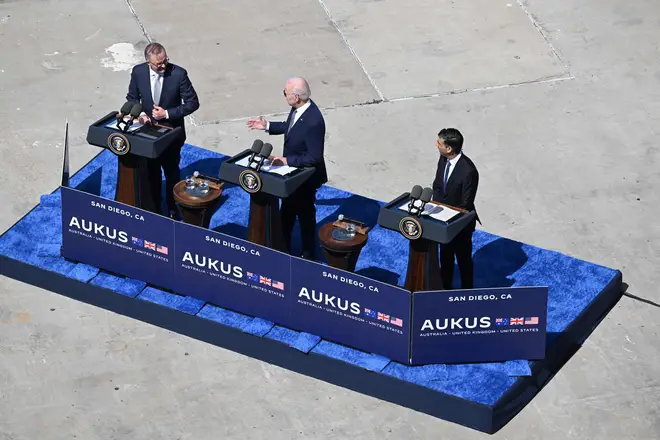 AUKUS is a trilateral security pact announced on September 15, 2021, for the Indo-Pacific region.