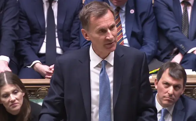 Jeremy Hunt said the UK will avoid a technical recession in 2023