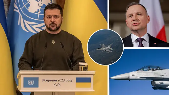 Polish President Andrzej Duda previously send sending jets to Ukraine would be a "very serious" decision that will be "not easy" to take