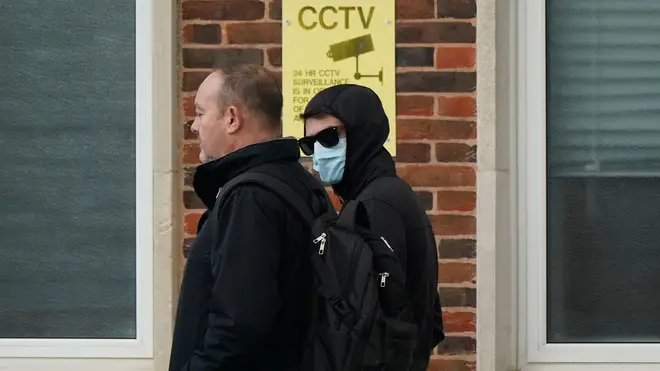 Liam Boshein (pictured wearing a mask) has been jailed