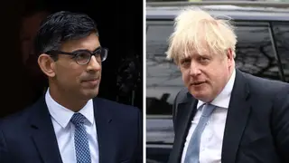 Rishi Sunak will give Conservative MPs a free vote on Boris Johnson’s future