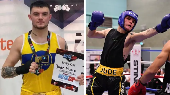 British boxer Jude Moore was found dead on Friday
