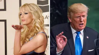 Trump criticised Stormy Daniels in anticipation of his arrest next week.