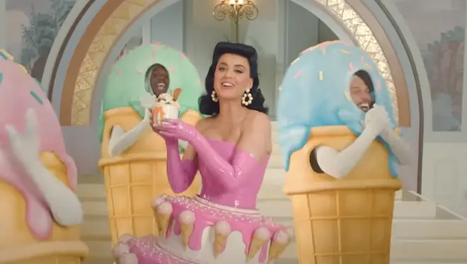 Katy Perry in a recent advert for Just Eat