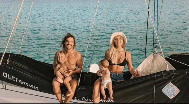 The family on their boat