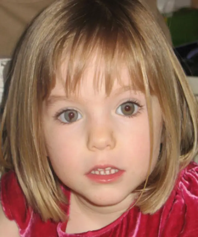 Madeleine McCann who went missing in 2007
