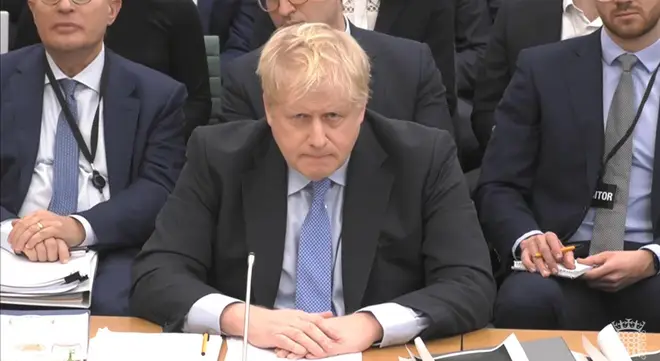 Boris Johnson made a passionate defence over his partygate statements